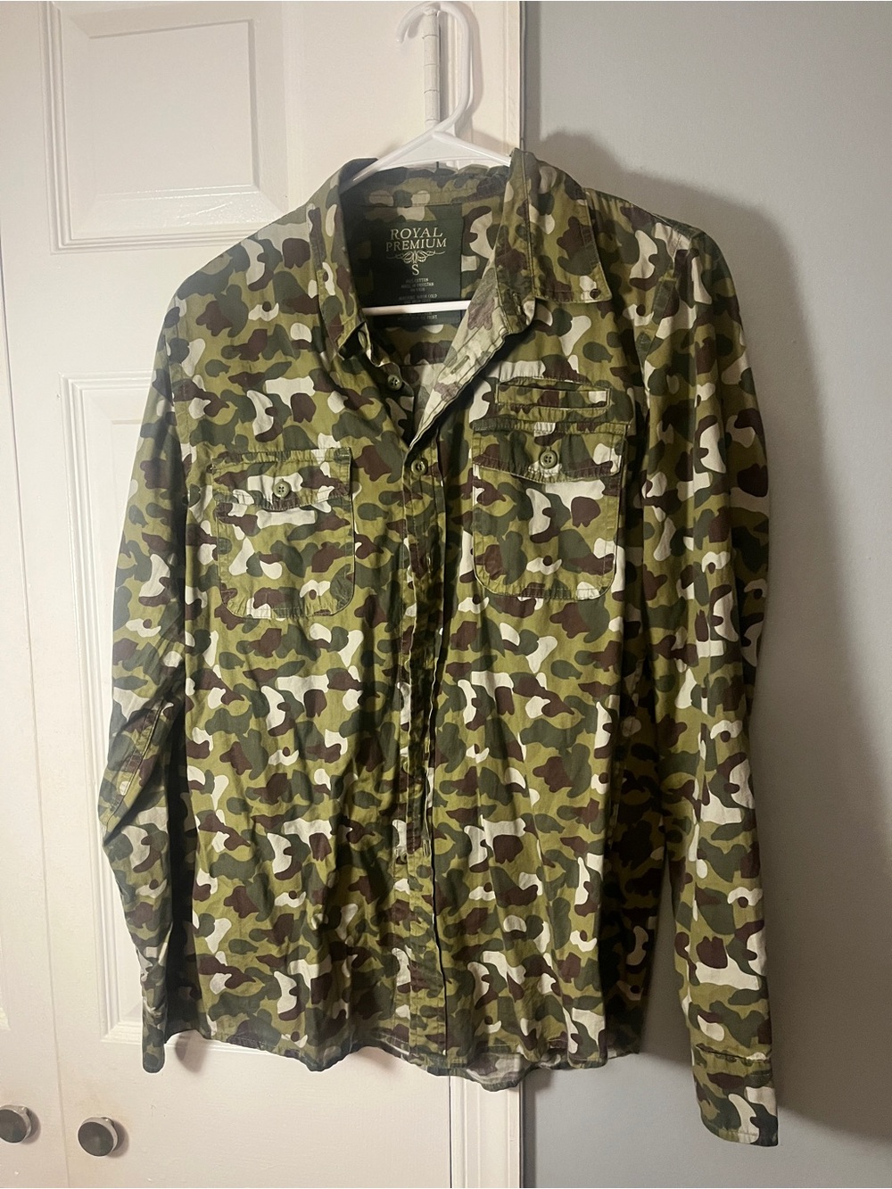 Royal Premium Men's Green Camouflage Field Jacket